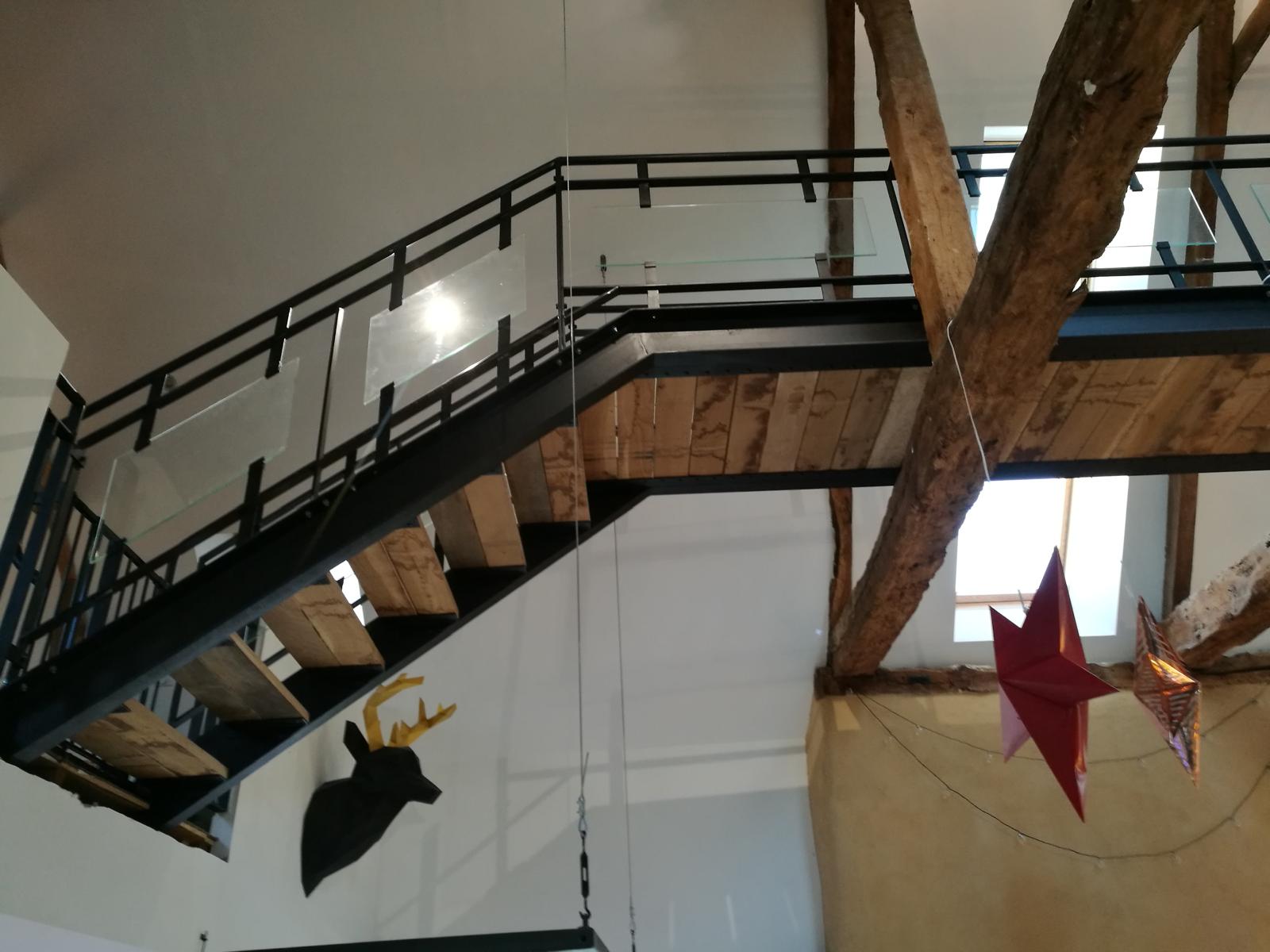Escalier métal sur mesure acier Bretagne